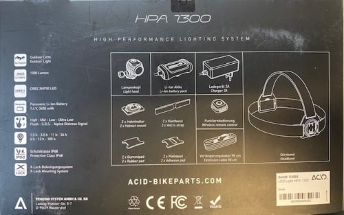 Cube HPA 1300 Helm Lampe – Bild 3