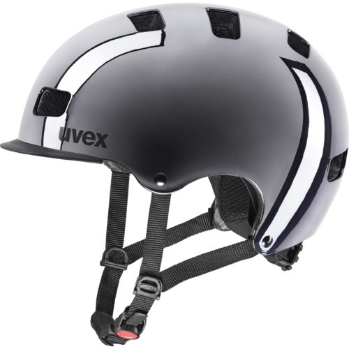 uvex hlmt 5 bike pro chrome gunmetal chrome