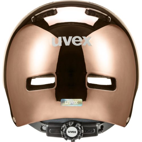 uvex hlmt 5 bike pro chrome rosé chrome 3